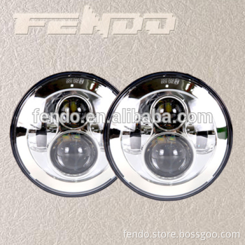 5.75Inch 40W LED Wrangler Jeep Headlamp Harley Motorcyle High/Low Beam Headlight